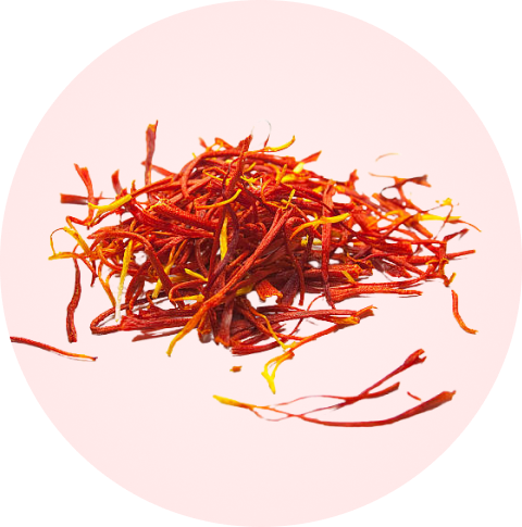 pile of saffron threads