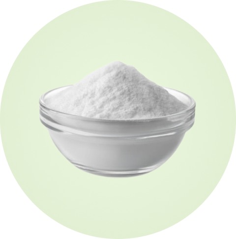 white powder in a bowl representing b vitamins